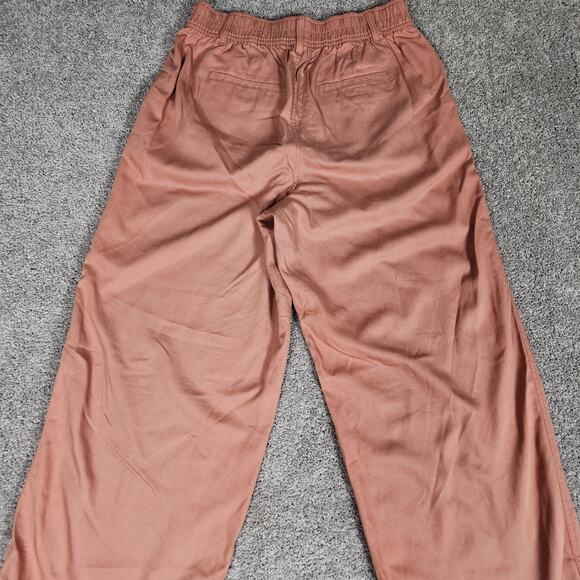 Madewell Pants Womens 12 Tall Neale Straight Leg Drapeweave High Rise Pleated - Picture 3 of 13